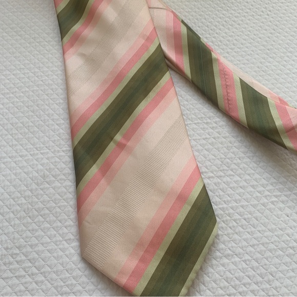 Men’s Robert Daniel Designer Tie. Smart Stylish Formal Stripe Handmade - Picture 2 of 5